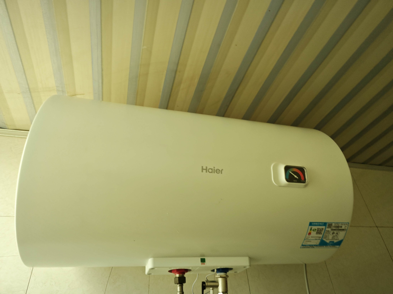 Haier/海尔家用电热水器EC6001-MC3U1 60升智能速热 租房优选 WIFI智控 健康抑菌 一级能效晒单图