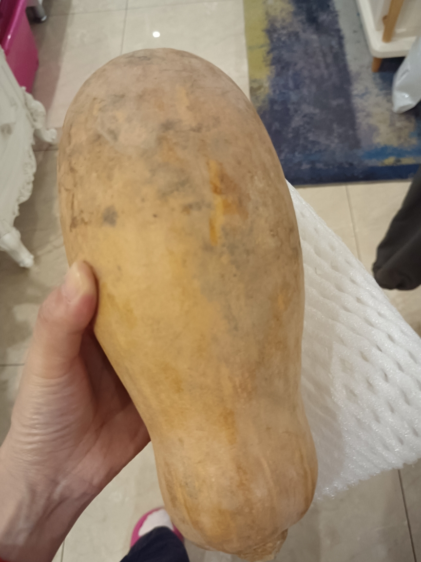 [西沛生鲜 ]云南新鲜老南瓜 净重4-5斤 当季蔬菜宝宝辅食农家自种老品种南瓜晒单图
