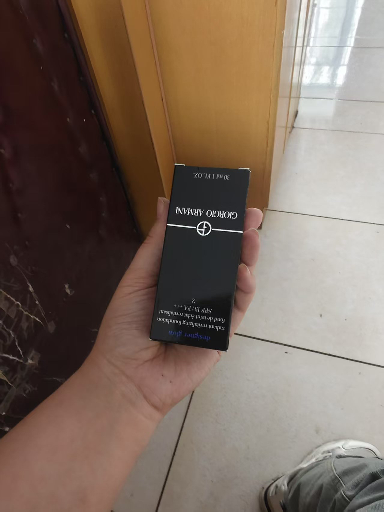 阿玛尼(ARMANI)蓝标大师粉底液30ML 无痕持妆粉底 轻薄透气 设计师造型紧颜粉底液 2#/象牙白晒单图
