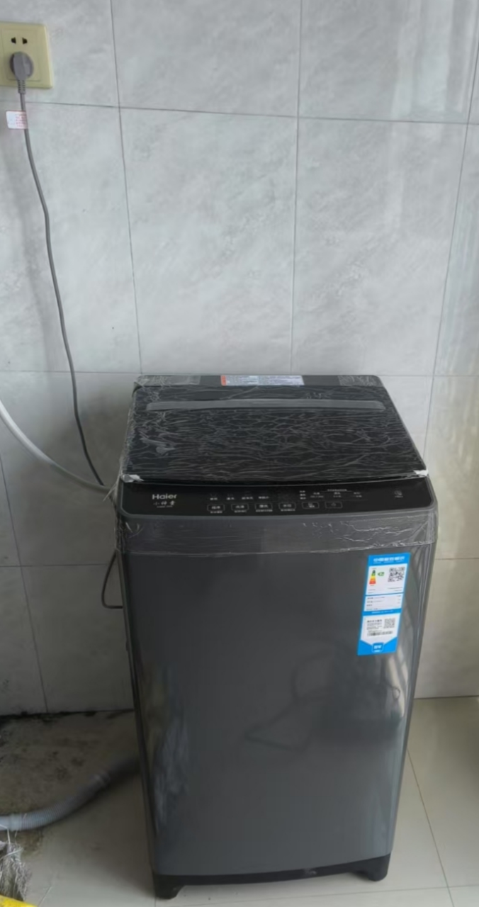 海尔(Haier)8公斤 家用 全自动波轮洗衣机自编程速洗除菌洗漂脱可调 以旧换新XQB80-Z606晒单图