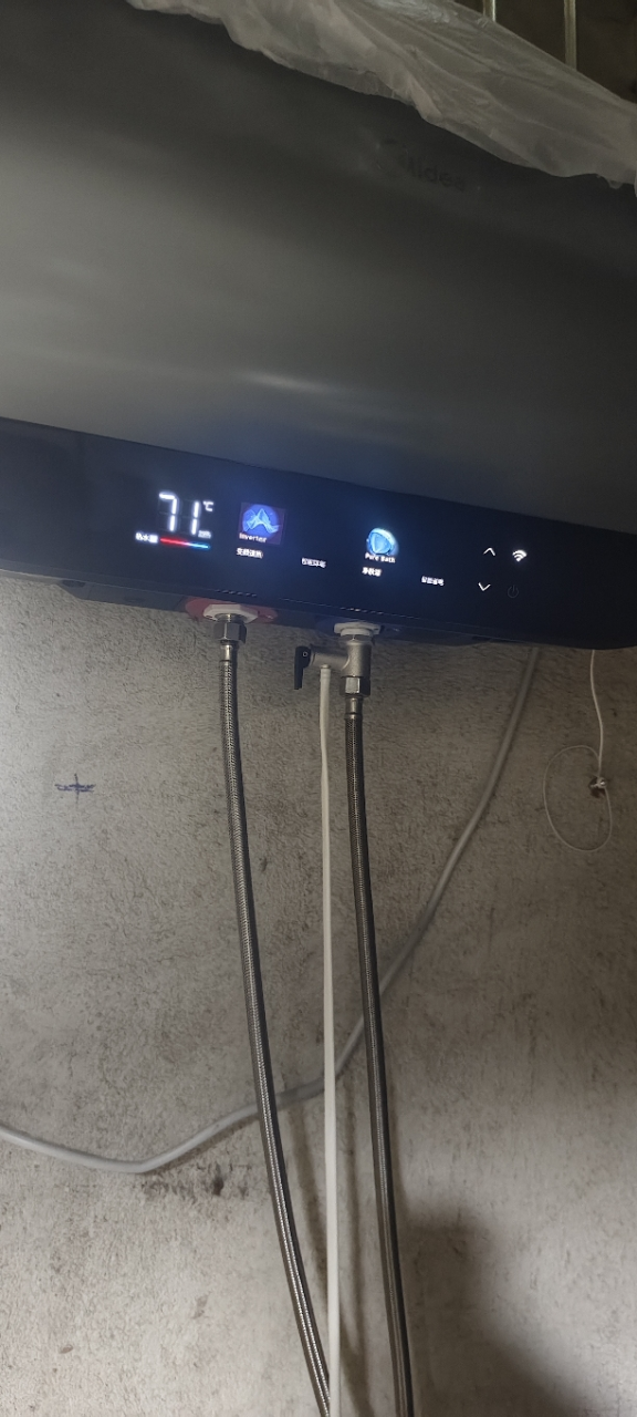 美的(Midea)电热水器60升3300W变频速热镁棒免换内胆免清洗一级能效美肤浴F6033-JE8Pro(HE)晒单图