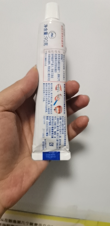 佳洁士草本水晶牙膏90g 健齿口气清新 清爽薄荷香晒单图