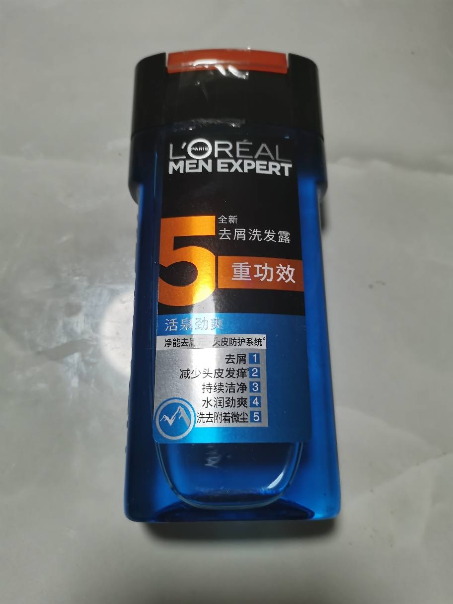 欧莱雅(L'OREAL) 男士去屑洗发露(活泉劲爽) 200ml(适合多种发质,成人,男士洗发水)晒单图