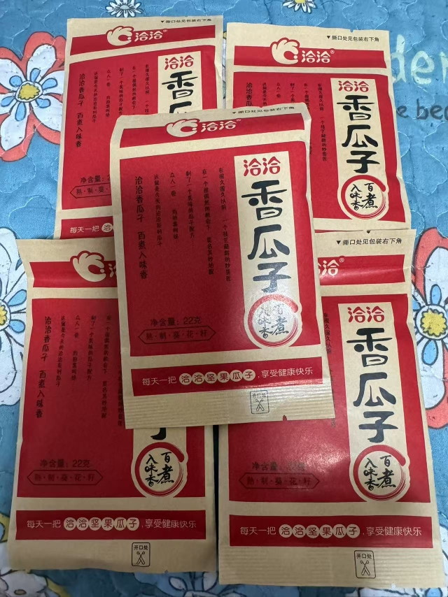 洽洽香瓜子22g*5袋炒货恰恰五香瓜子葵花子葵花籽小零食散装晒单图