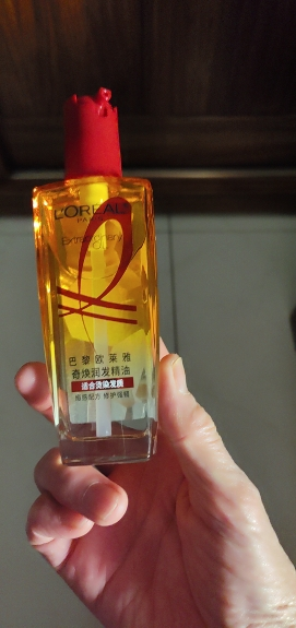 欧莱雅奇焕润发精油100ml(深层滋养柔顺改善修护受损干枯)针对受损发质晒单图