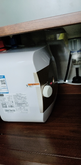 阿诗丹顿小厨宝储水式速热式电热水器6.6L一级能效高效节能1500W上出水KX66-6J15S 6.6L 1500W晒单图