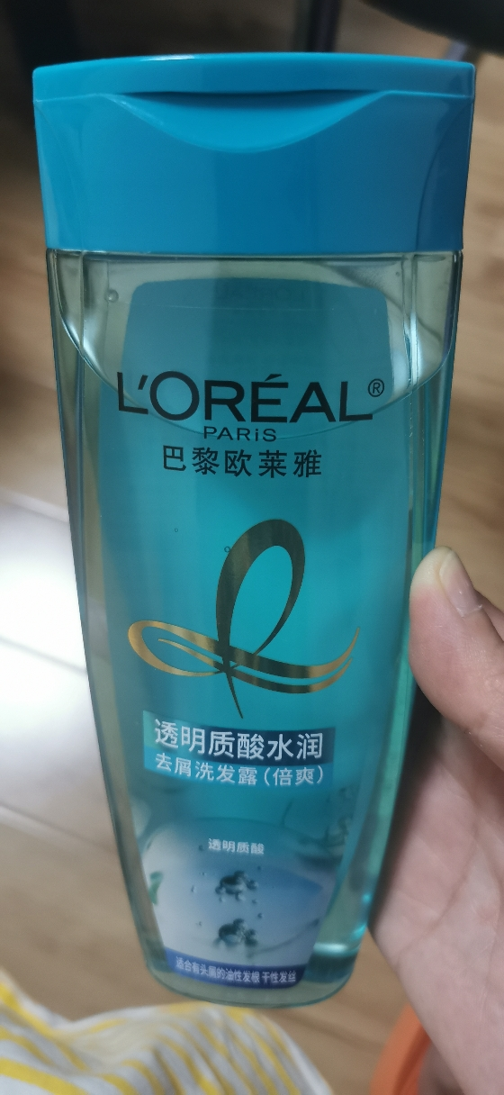 欧莱雅透明质酸水润去屑洗发露(倍爽)200ml晒单图