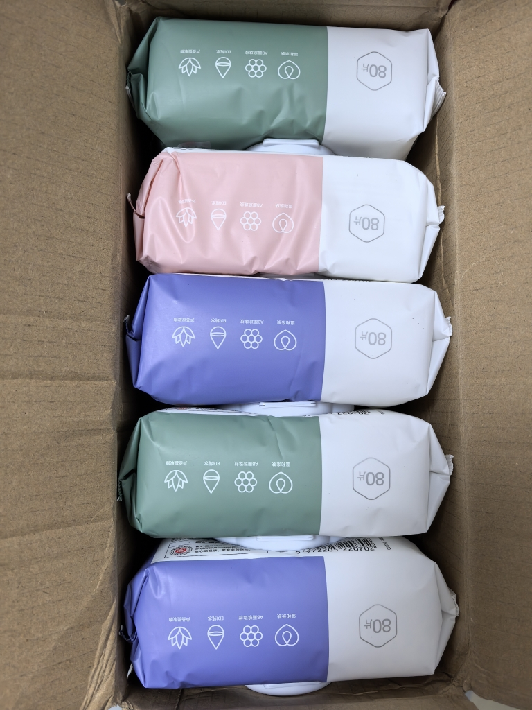 植护婴儿手口适用柔湿巾纸巾80片/包*5包装温和洁净柔软滋润晒单图