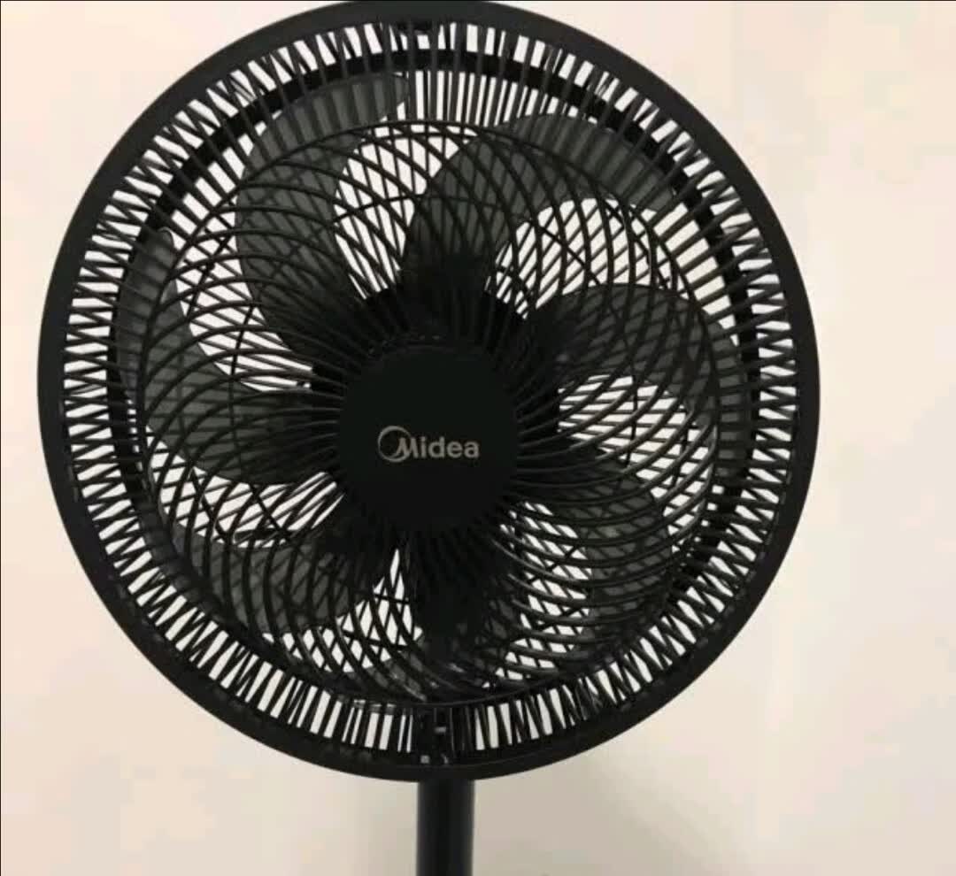 美的(Midea)电风扇落地扇家用大风力立式强力节能广角摇头电扇台式轻音低噪七叶电扇宿舍SAF30AB晒单图