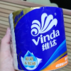 [推客专享]维达蓝色经典卷纸4层140g27卷卫生纸 有芯卷筒纸巾厕纸家用实惠装(整箱销售)(新旧包装交替发货)晒单图