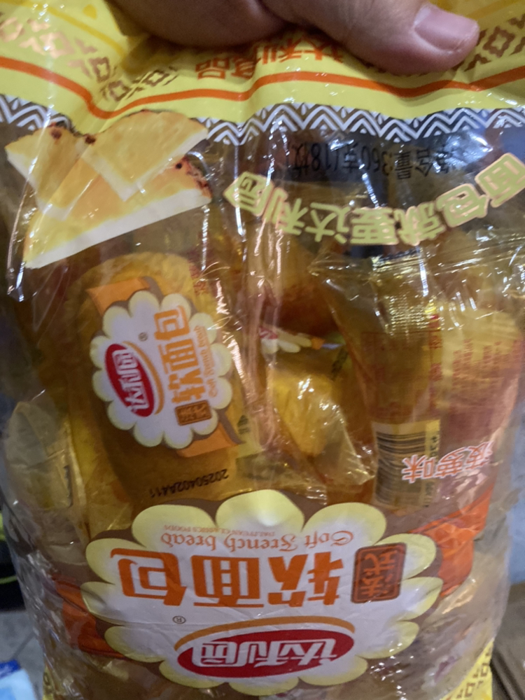 达利园菠萝味法式软面包360g袋装早餐面包零食点心晒单图
