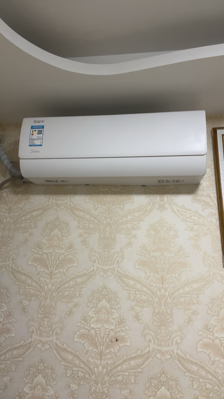 美的(Midea)空调挂机酷省电1.5匹p变频冷暖新一级智能壁挂式客厅卧室大风口节能省电KFR-35GW/N8KS1-1晒单图