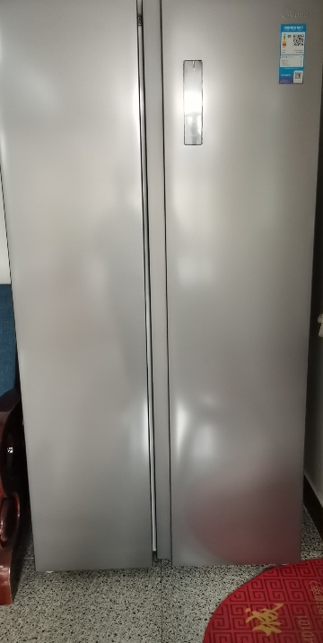 美的(Midea)570升双开门对开门一级能效节能双变频风冷无霜大容量家用电冰箱以旧换新BCD-570WKPM(E)晒单图