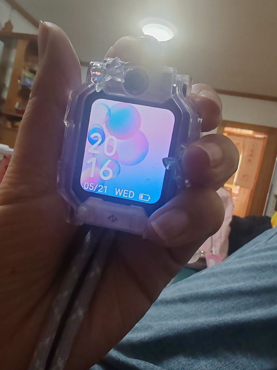 [官方正品]小天才儿童电话手表Z9豆蔻紫 防水GPS定位智能手表 学生儿童移动联通电信4G视频拍照双摄手表手机男女孩晒单图