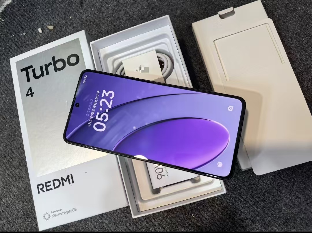 [全新]小米REDMI Turbo 4 暗影黑 12GB+256GB 天玑8400-Ultra性能芯 6550mAh大电池 90W快充 IP68防水 5G手机红米Turbo 4晒单图
