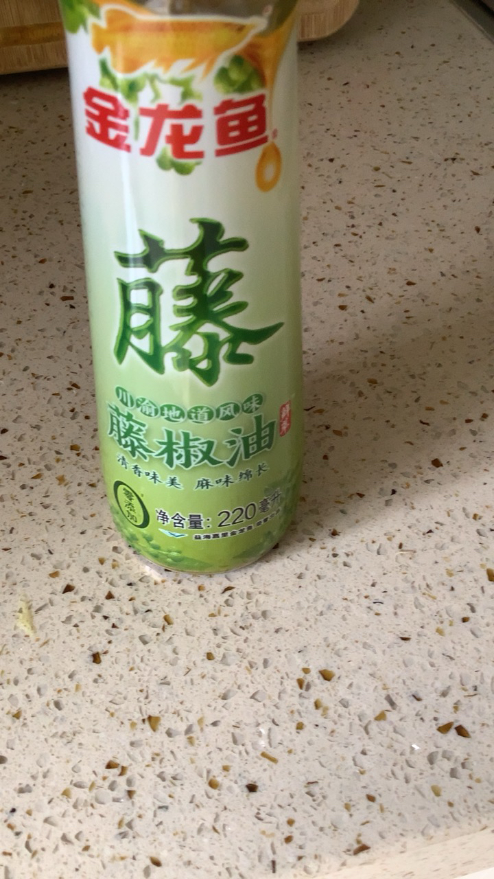 金龙鱼 藤椒油麻椒油 220ml大玻璃瓶调味油晒单图