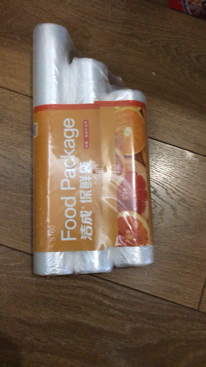洁成一次性连卷保鲜袋三合一3卷组合装 200只 果蔬食品保鲜晒单图