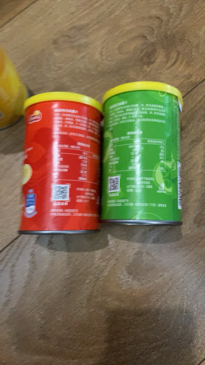 乐事 薯片桶装 40g*4罐 原味+番茄味+黄瓜味+烤肉味晒单图
