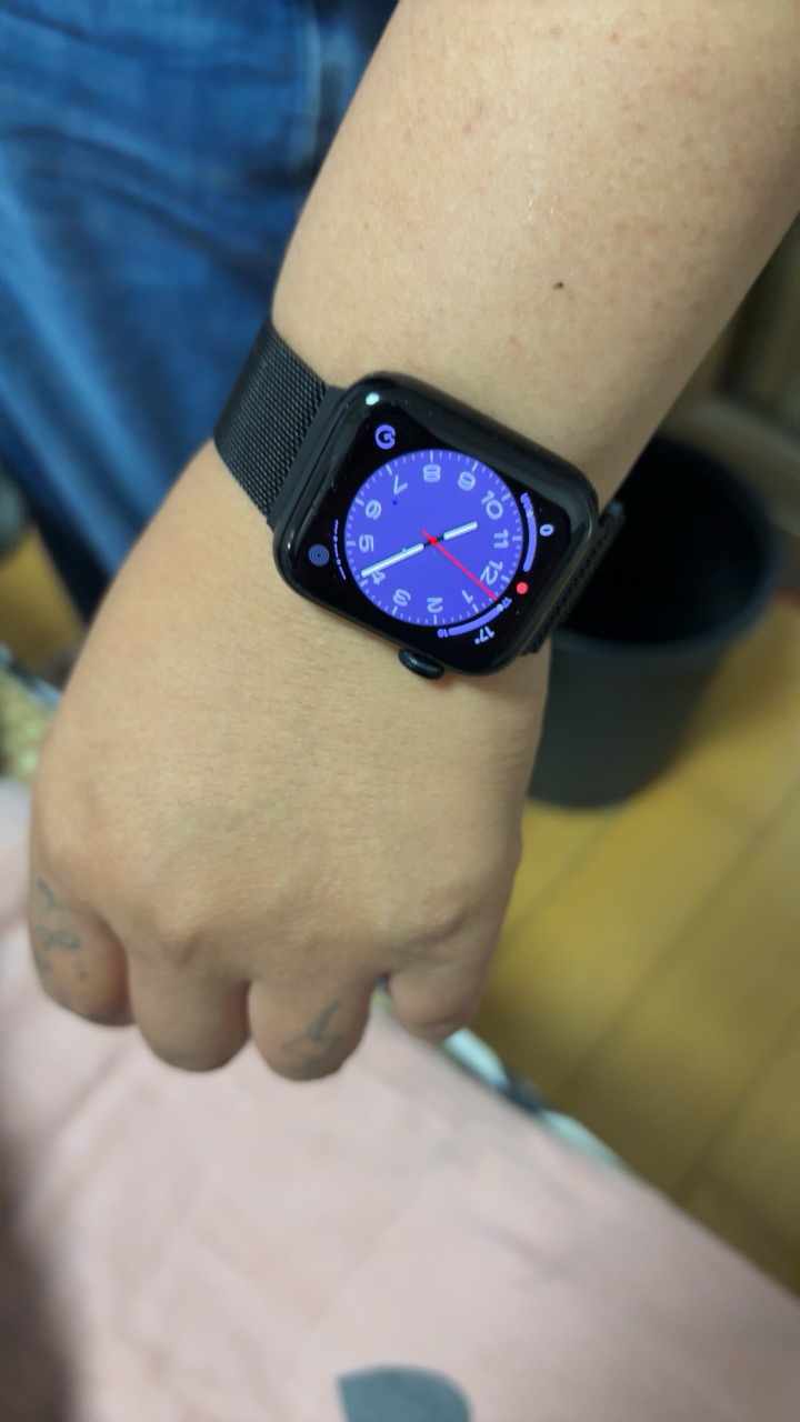 MXEX3CH/B Apple Watch SE GPS 40 毫米午夜色铝金属表壳 午夜色运动型表带-S/M晒单图