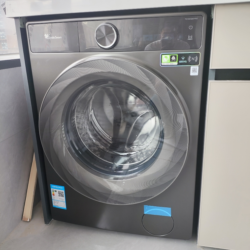 小天鹅(LittleSwan)洗烘一体洗衣机全自动10KG小乌梅2.0 超微净泡水魔方超薄全嵌TD100S83PRO晒单图