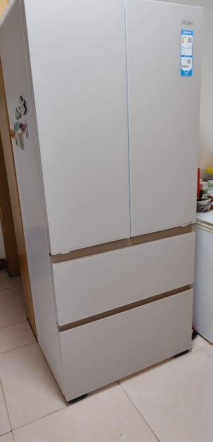 海尔(Haier)510L法式多门冰箱 594mm专业超薄零嵌 全空间保鲜科技 BCD-510WGHFD1BXHU1晒单图