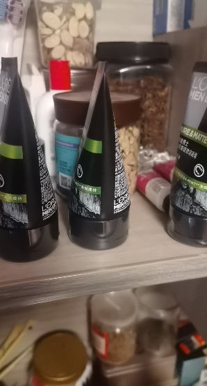 欧莱雅(LOREAL)男士控油炭爽双效洁面膏100ml 控油平衡;深层清洁洁面乳洗面奶晒单图