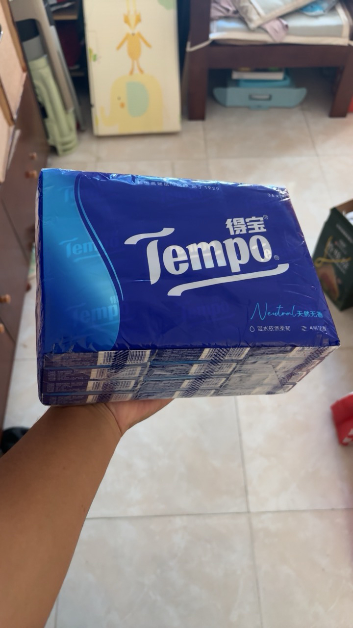 Tempo得宝经典无香迷你手帕纸7片36包纸巾 4层加厚外出迷你便携小包装无香卫生纸餐巾纸(新旧包装交替发货)晒单图