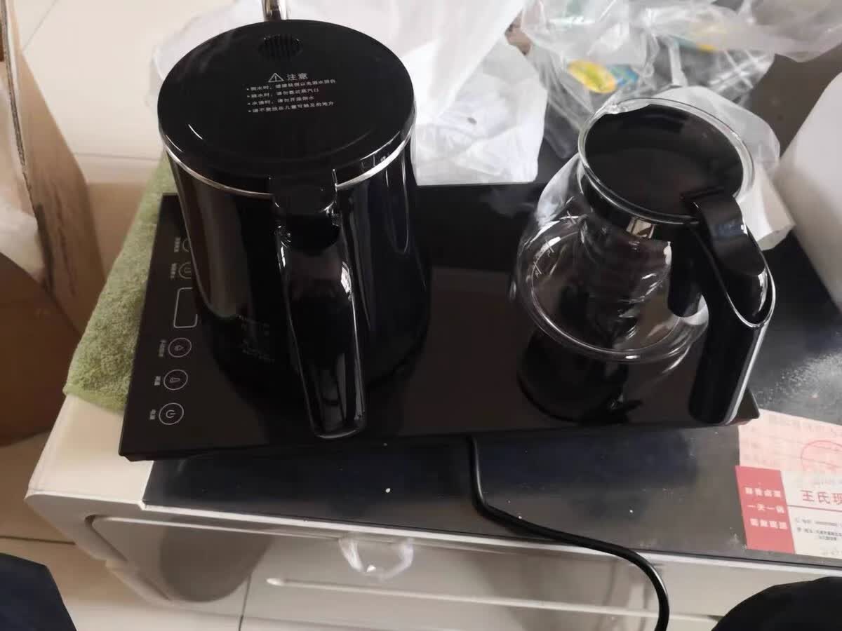 苏泊尔(SUPOR) 电热水壶 0.8L 全自动底部上水壶电热烧水壶 泡茶桌 嵌入抽水一体机茶台专用 SW-08C07晒单图