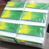 舒可乐420张大号抽纸餐巾纸大尺寸擦手纸家庭实惠装卫生纸巾 6包晒单图