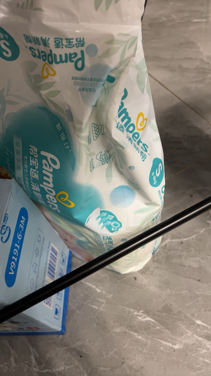 帮宝适清新帮泡泡纸尿裤 新生婴儿超薄透气干爽尿不湿S码60片晒单图