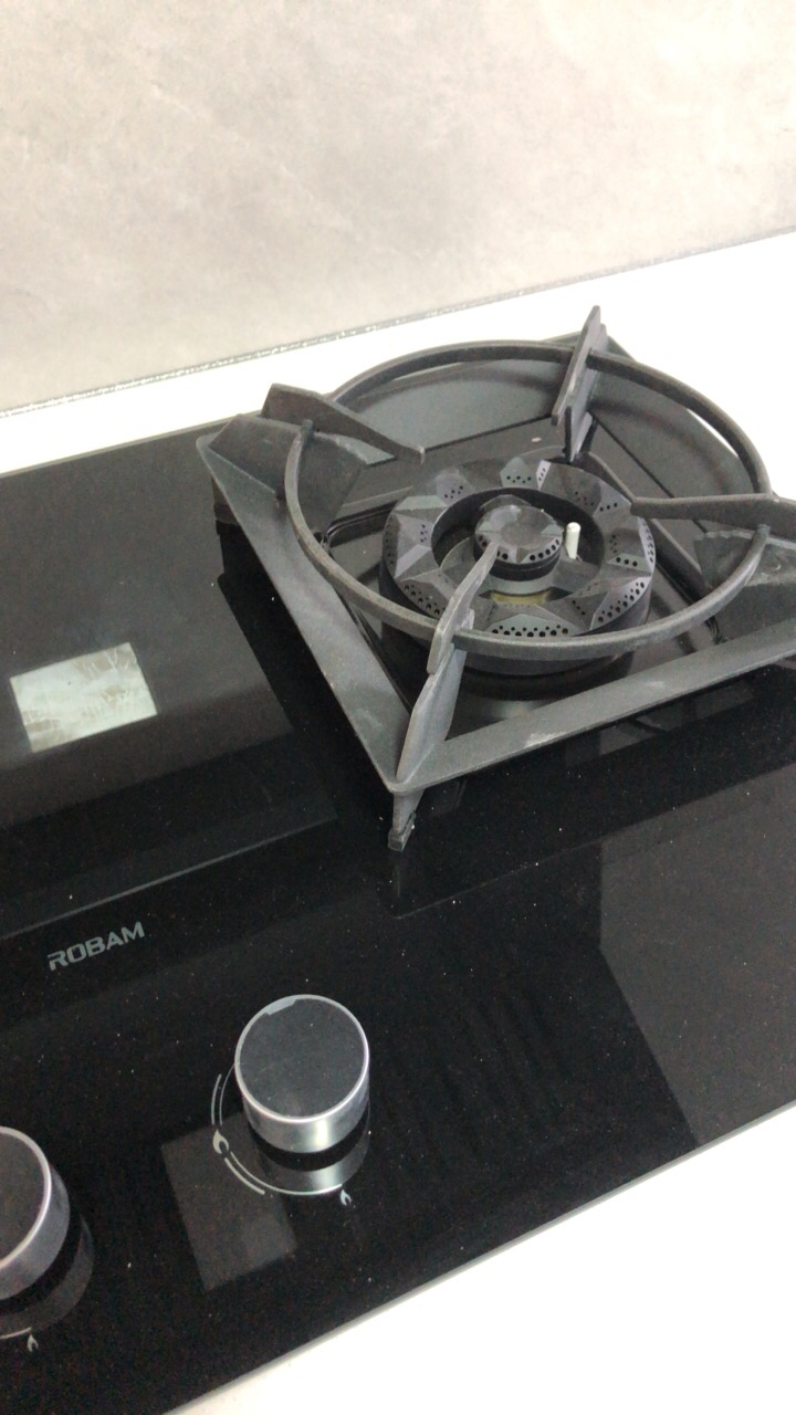 老板5.2kW大火力天然气大火力双眼灶抗污易清洁台式嵌入式可调节熄火保护灶具57BX(黑色)晒单图