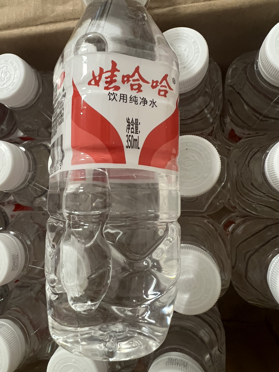 娃哈哈纯净水350ml*24瓶整箱便携装饮用水非矿泉水特价晒单图