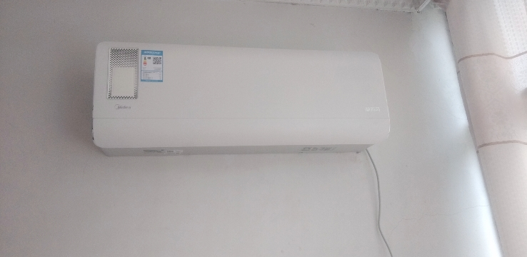 美的(Midea)空调挂机静新风1.5匹p新一级能效变频冷暖壁挂式家用智能除湿节能省电KFR-35GW/N8XF1-1晒单图