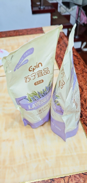 苏宁宜品薰衣草香型低泡洗衣液500ML*2袋组合装晒单图