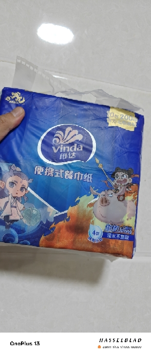 [哪吒IP联名]维达超韧便携式餐巾纸4层20抽10包 外出便携实惠装餐巾纸面巾纸卫生纸纸巾晒单图