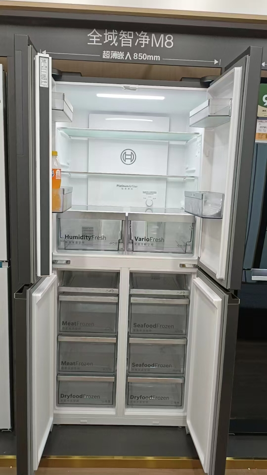 博世全域智净 M8 净风版十字门冰箱K2C82EA97C晒单图