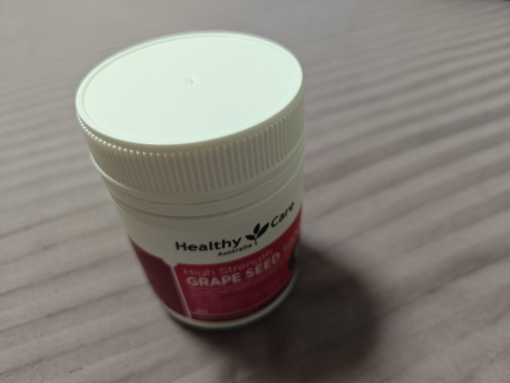 Healthy Care葡萄籽精华胶囊80粒/瓶装高含量58000mg 澳洲原装进口高浓原花青素胶囊 效期25.11左右晒单图