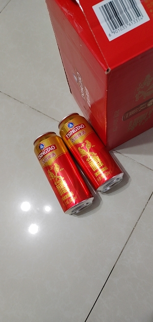 青岛啤酒(TSINGTAO)千禧临门10度 500ml*12听 2箱实惠组合装(ZJ)晒单图