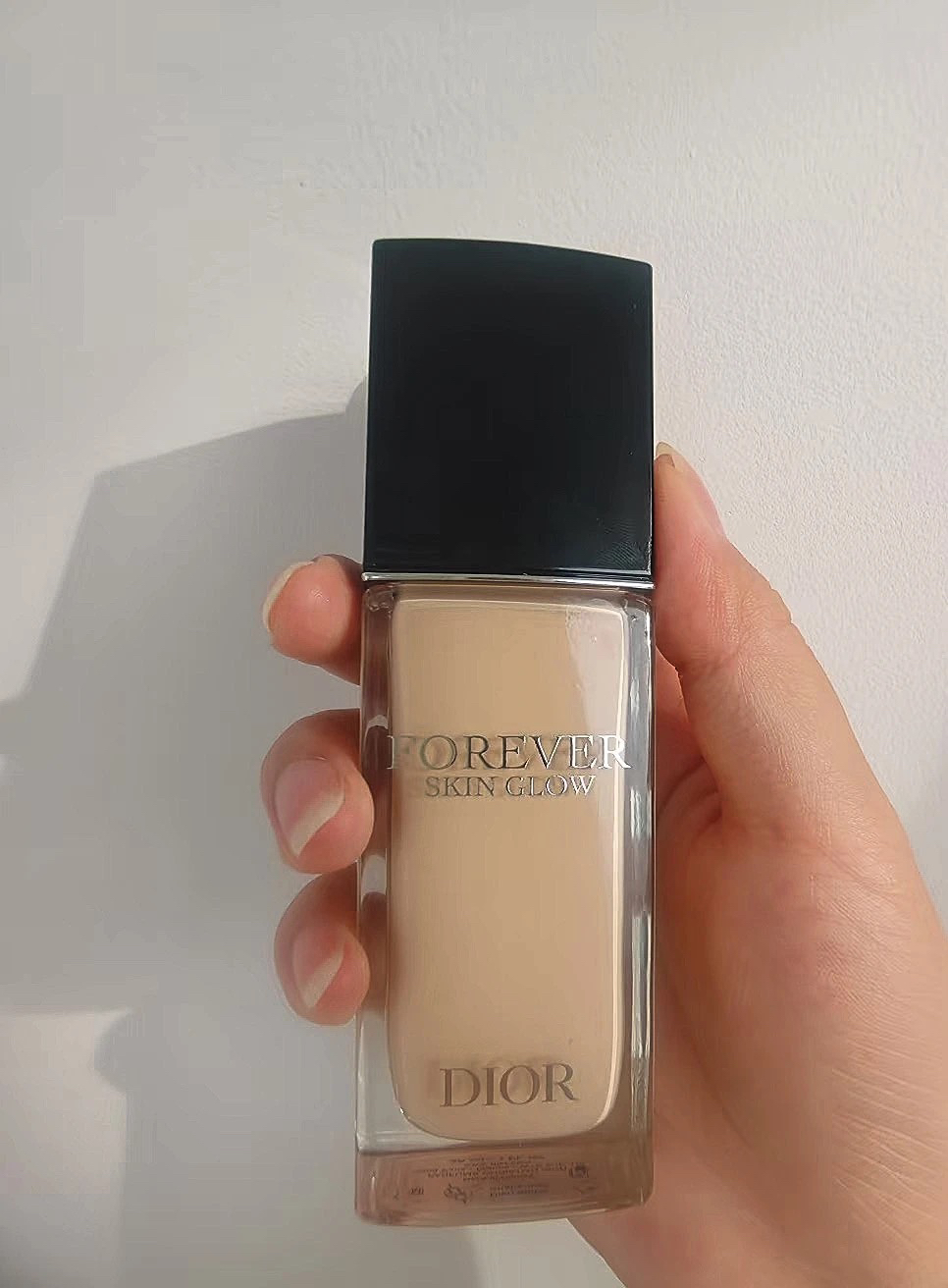 迪奥(Dior)粉底液 粉底/遮瑕 Forever 凝脂恒久长效保湿粉底液30ml 光泽#1N象牙白(010新版)晒单图