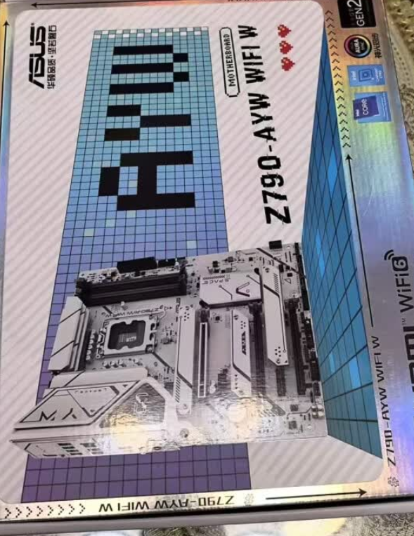 华硕B760M-AYW WIFI D5 哎呦喂主板 电竞游戏主板 全新盒装台式机电脑主板(支持英特尔13代CPU)单主板盒装晒单图