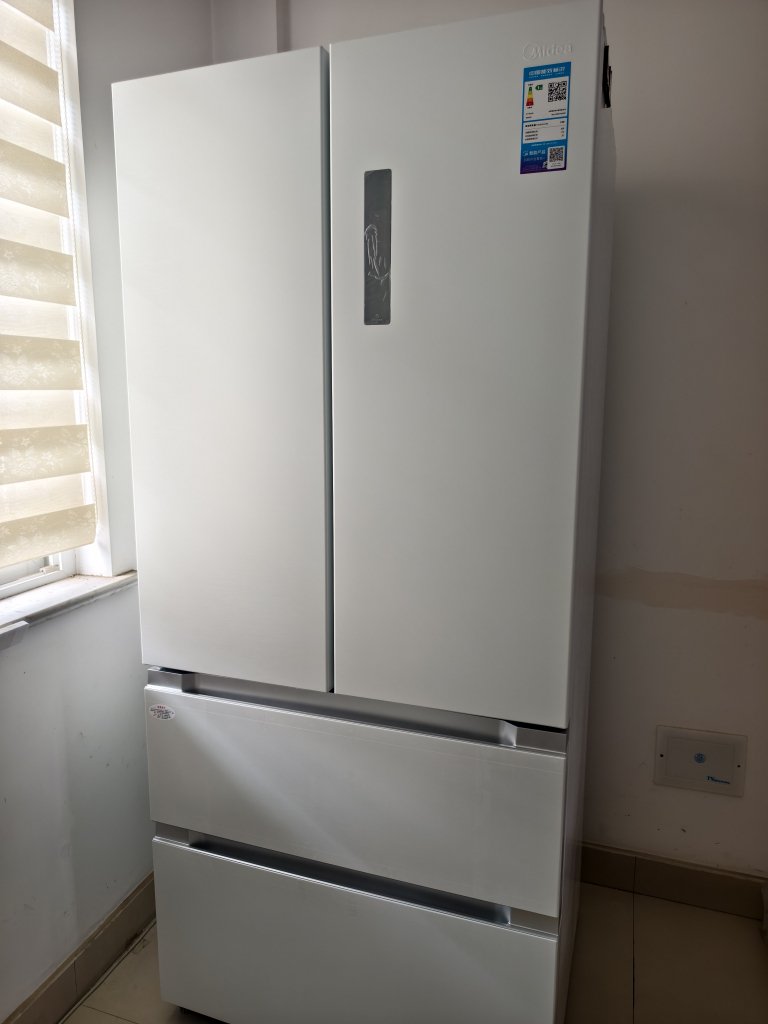 美的(Midea)508升变频一级能效法式多门双系统双循环除菌净味冰箱大容量BCD-508WTPZM(E)白色 国补晒单图