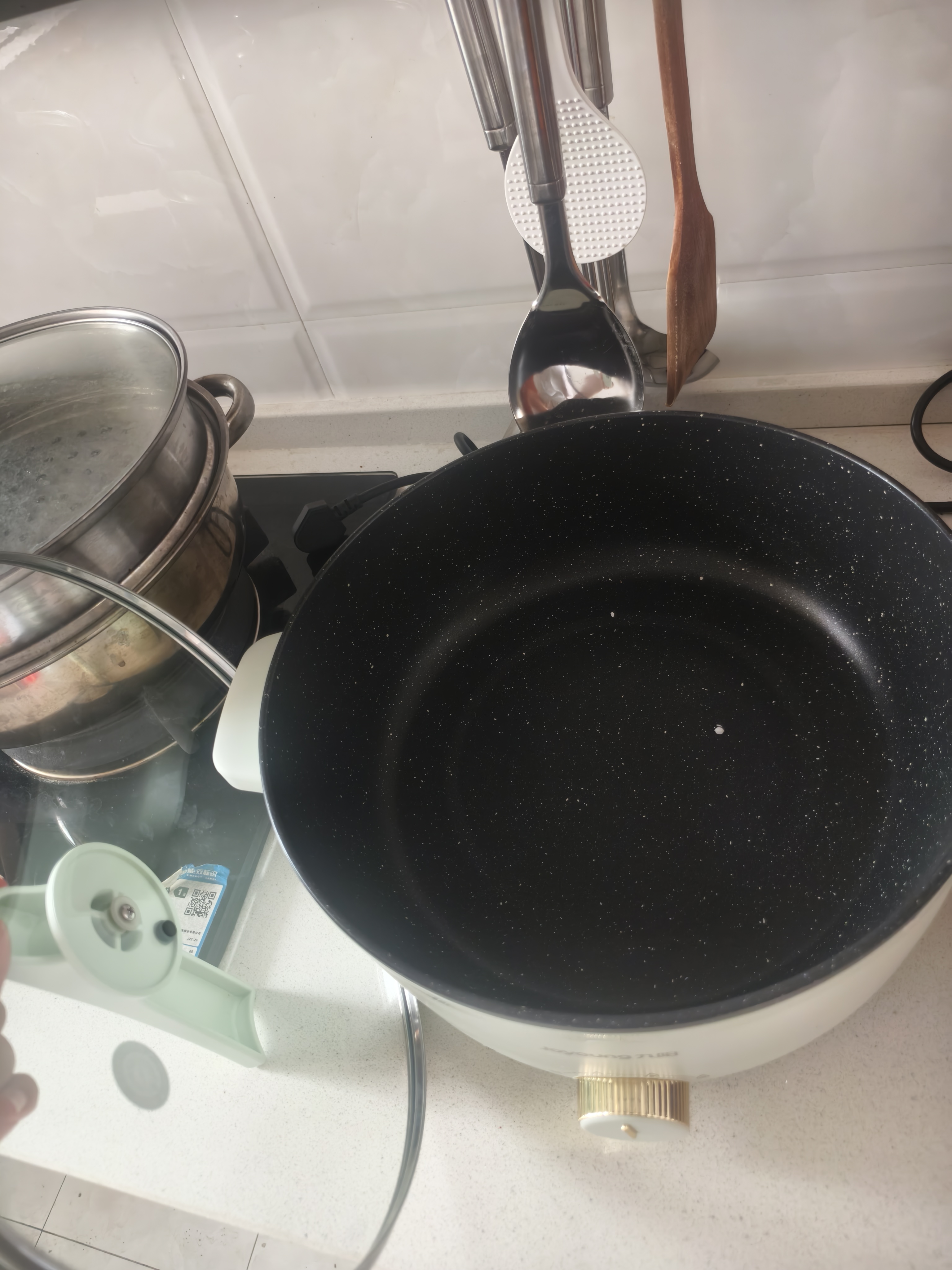 九阳(Joyoung)电火锅家用电蒸锅大功率上蒸下煮分体式涮肉火锅多功能不粘6L升 电热电煮锅 HG60-G656晒单图