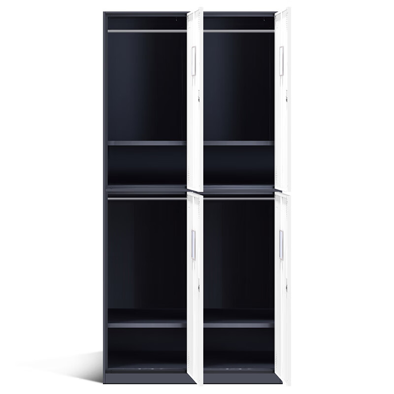 豫仲迈 钢制灰白套色宿舍储物柜四门更衣柜/台晒单图