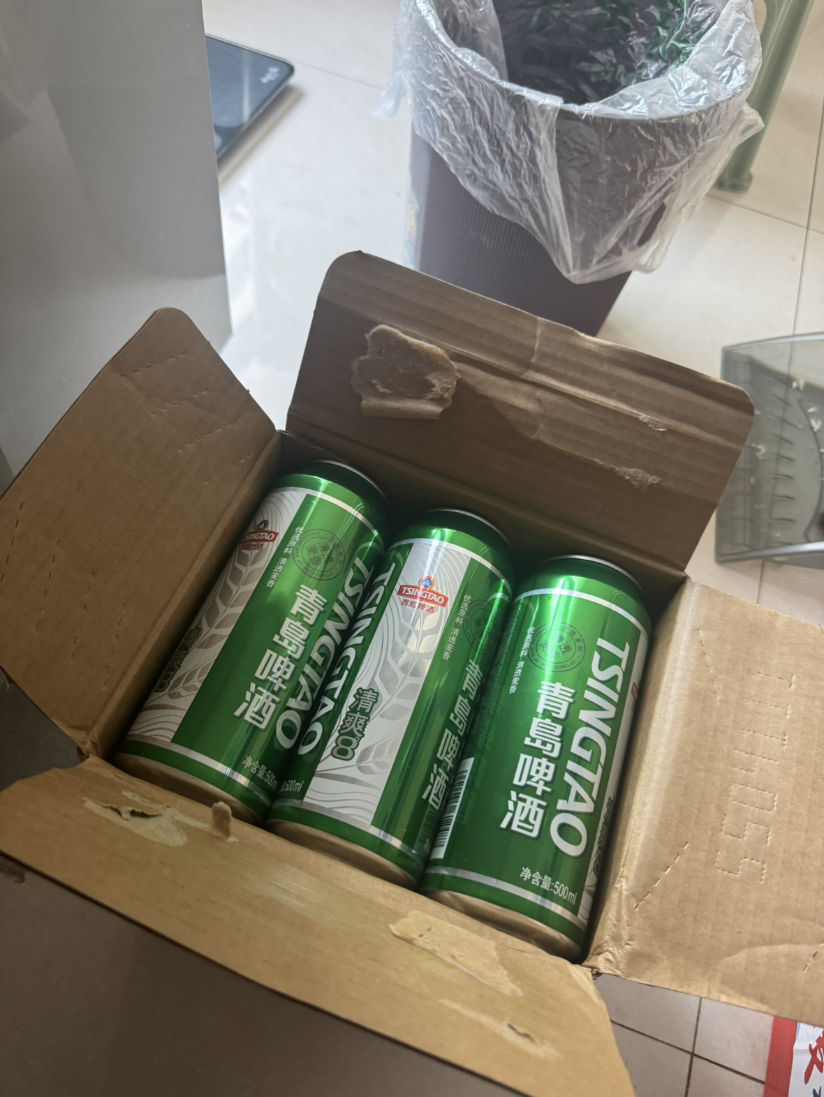 青岛啤酒清爽8度500*9罐啤(电商尊享)晒单图