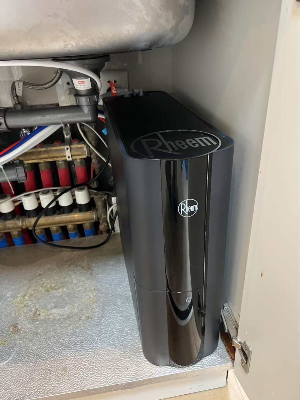Rheem瑞美 加热净水器1000G大通量家用厨下式直饮一体净水机RO反渗透过滤自来水 RWRH-2500G1晒单图