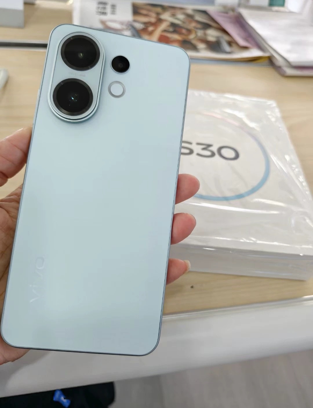 [全新]vivo S30 12GB+256GB 薄荷青 第四代骁龙7芯 90W闪充 6500毫安大电池 超级潜望长焦 5G双卡手机晒单图