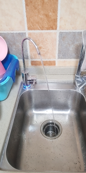 [店长推荐]美的(Midea)净水器 家用厨下直饮大通量RO反渗透净水机800G 智能家电 花生经典款晒单图