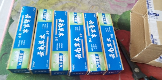 [6支装]云南草本牙膏110g/支 清新口气保护牙龈晒单图