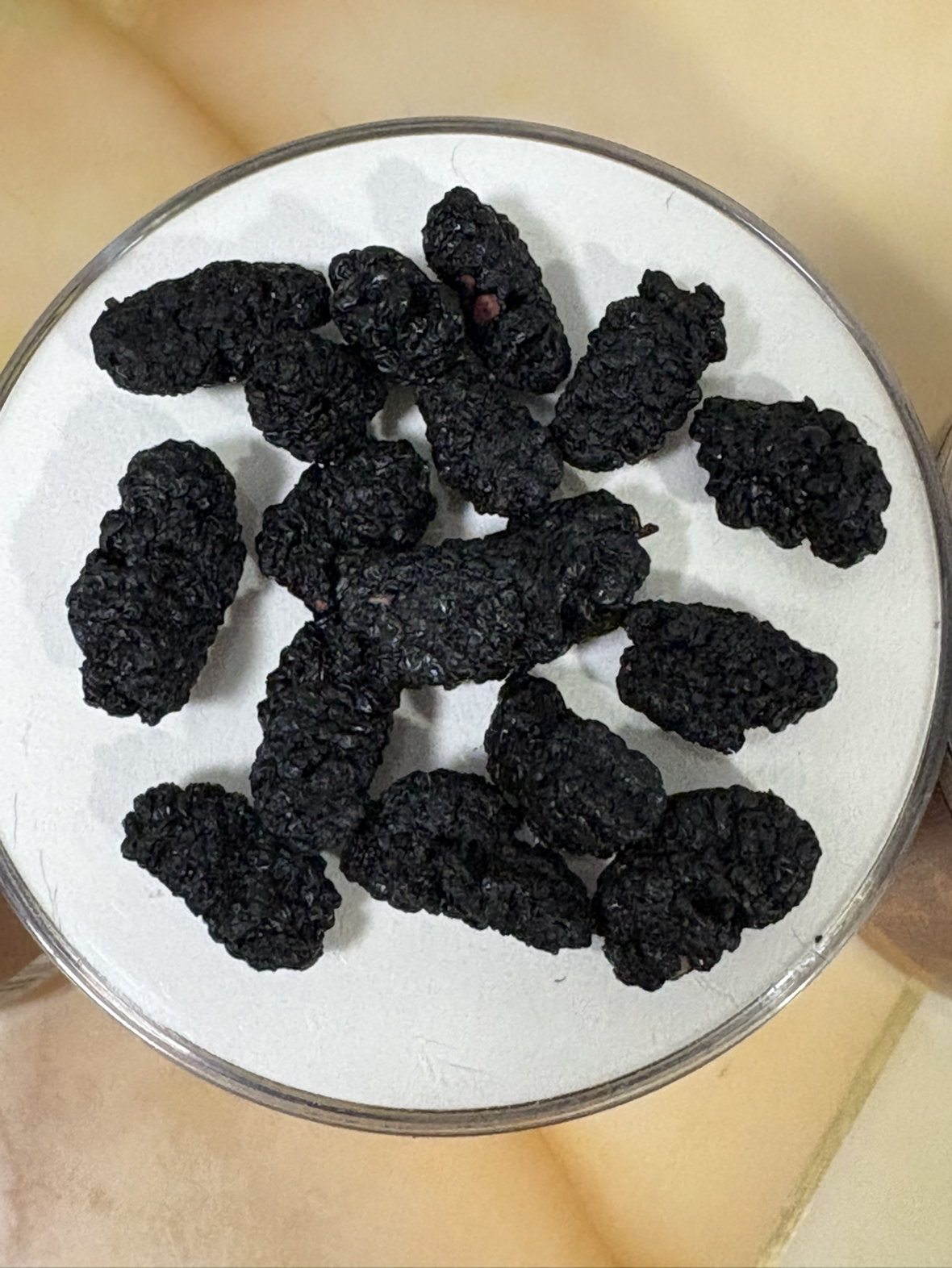 [买1发3同款]北京同仁堂无沙 桑椹干果克 桑葚茶新鲜大果桑甚干可做膏黑桑葚子150g 苏宁自营晒单图