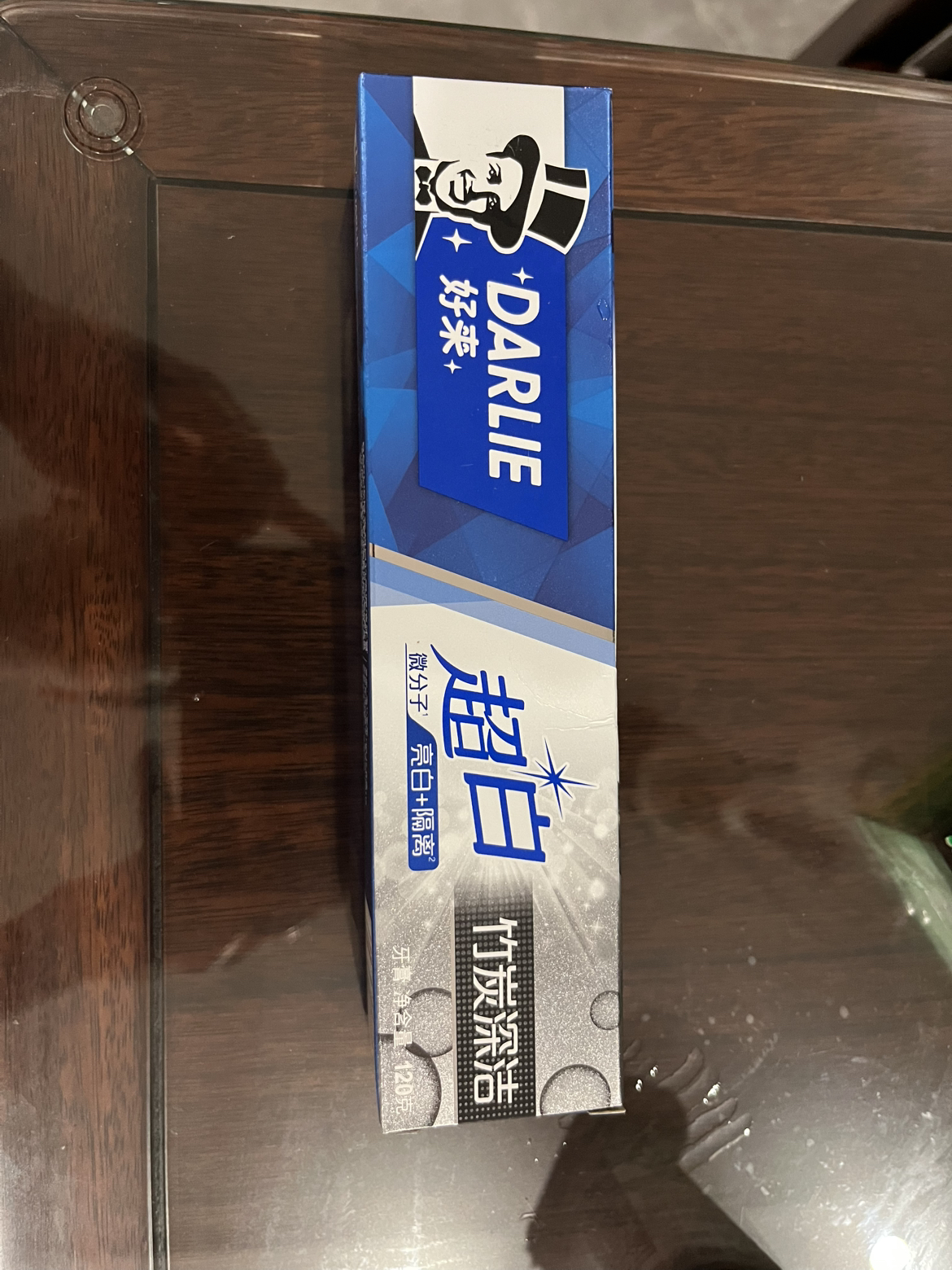 DARLIE好来(原黑人)牙膏超白竹炭深洁中国120g 深度清洁牙渍 双效焕白晒单图